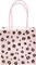 Mini Floral & Animal Gift Bags with Handles (12-Pack) – Pink Party Favor Bags, 5 x 5 x 3 In, Cute & Elegant Mini Bags for Jewelry, Candy, Weddings & Showers (Gold,Pink)